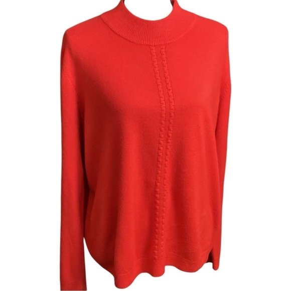 2 Vintage Mock Neck SOFT Acrylic Lightweight Sweaters, Size XL & PXL - Picture 14 of 15